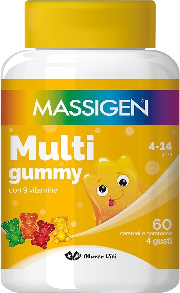 Massigen Dailyvit+ Multigummy Integratore Vitaminico 60 caramelle gommose